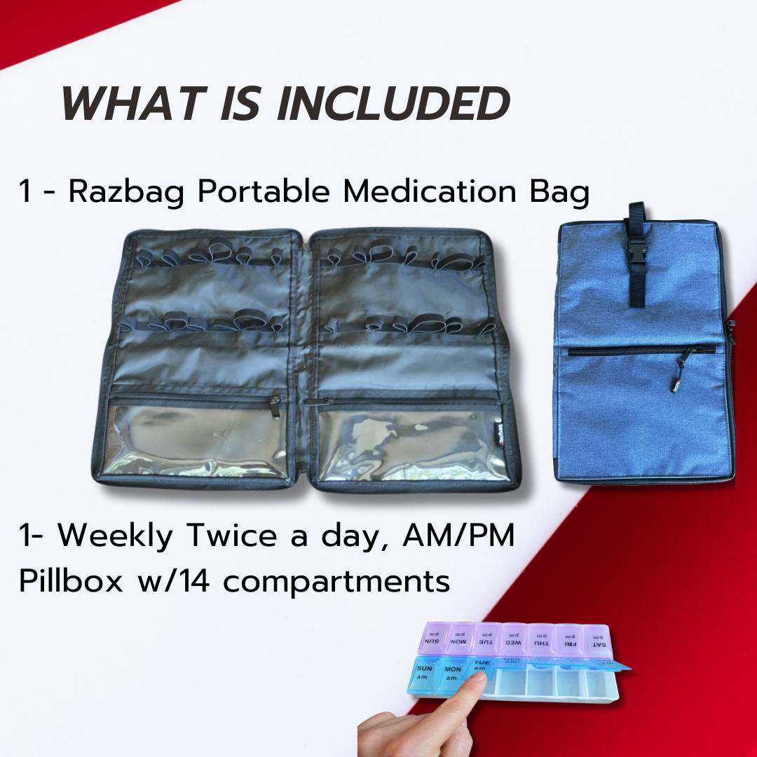 Razbag portable medicine bags