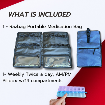Razbag portable medicine bags