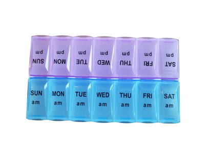 Razbag Seven (7) day Pillbox Organizer for weekly prescription medications.