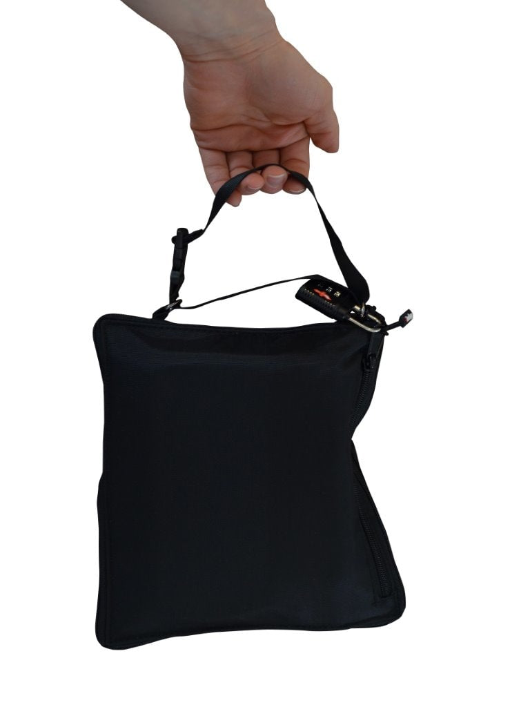 Razbag Traveler Small Medicine Bag - FREE Pillbox and TSA Lock Hold 5 –  Razbag LLC