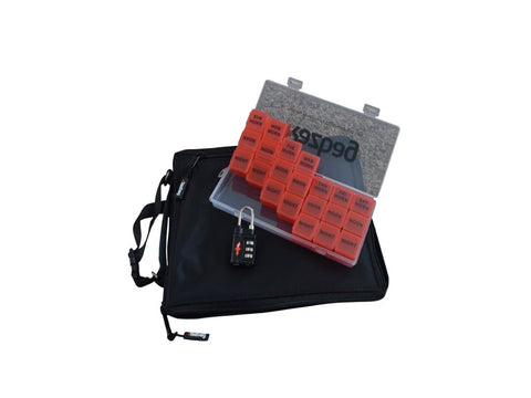 Razbag Traveler Medication bag and free pill organizer box